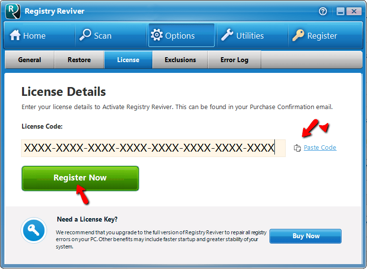 pc reviver license key