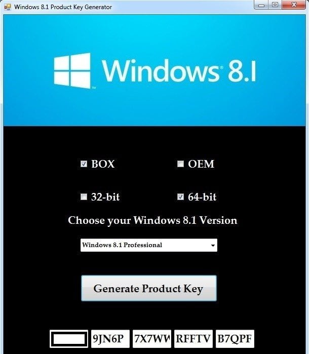 windows 8 1 download with product key