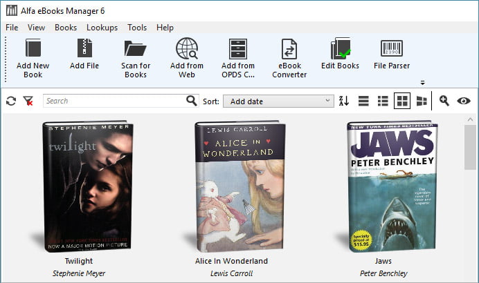 free instals Alfa eBooks Manager Pro 8.6.20.1