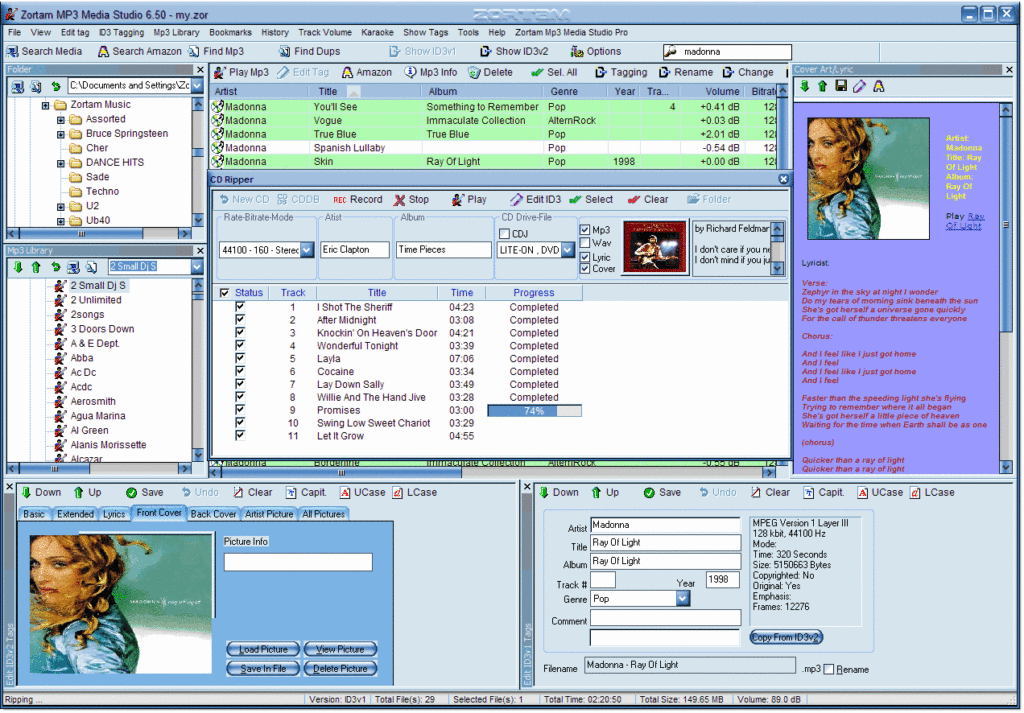 Zortam Mp3 Media Studio Pro 30.90 for windows download free