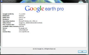 google earth pro keys