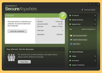 Webroot SecureAnywhere Complete License key